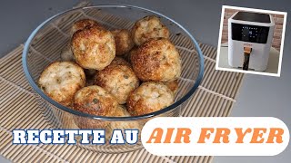 BOULETTES DE DINDE À LA SUÉDOISE  RECETTE AIR FRYER [upl. by Airetahs931]