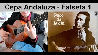 Bulerías Monday 61  Paco de Lucia  1st Falseta from quotCepa Andaluzaquot  Flamenco Guitar Tutorial [upl. by Terbecki627]