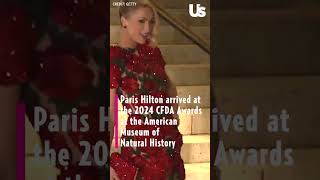 Paris Hilton arrived at the 2024 CFDA Awards at the American Museum of Natural History [upl. by Elumas17]