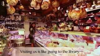 Volpetti Gourmet Food Shop in Rome  Eating Italy Tours [upl. by Vanderhoek]