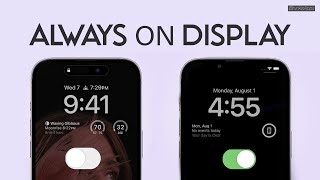 Como ACTIVAR El REAL Always On Display En iPhone 🤩 [upl. by Walsh]