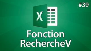 Excel 2016  RechercheV  Formule de traitement des données  Tuto 39 [upl. by Denn685]