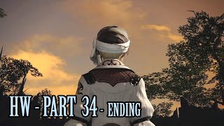 HW MSQ Movie Part 34 Patch 35  All Cutscenes with Derplander  The Far Edge of Fate [upl. by Yrebmik]