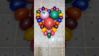 Watermelon Strawberry amp Mini Balloons Create to Beautiful Heart Balloons and Pop Reverse Balloons [upl. by Suivat517]