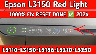 Epson L3150 red light blinking solution [upl. by Duyne727]