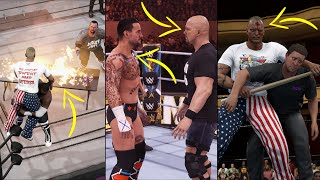 25 Amazing Details In WWE 2K24 DLC Special [upl. by Ardnassela680]