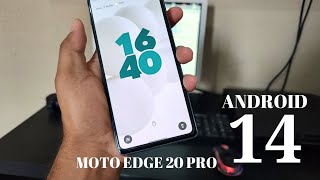 Android 14 Motorola Edge 20 pro [upl. by Avehstab903]