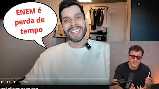 BILIONÁRIO FALANDO MAL DO ENEM REACT AO oBrunoPH [upl. by Yetty242]