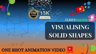 CBSE Class 8  Maths  Visualising Solid Shapes  Animation  in English [upl. by Aihsel]