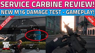 NEW Service Carbine M16 Review Damage Accuracy VS Special Carbine Rifle in GTA 5 Online [upl. by Hedley]