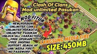 DOWNLOAD Clash Of Clans Mod Apk Terbaru Unlimited Pasukan  No Password [upl. by Pardo]