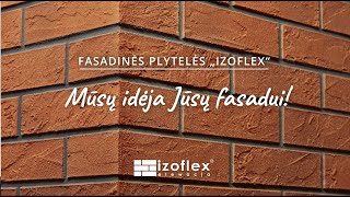 Fasadinės plytelės „Izoflex“  Montavimo instrukcija LT [upl. by Misti]