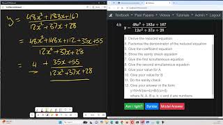 Partial Fractions Question 4 [upl. by Huntingdon58]