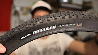 maxxis rambler 700x45c gravel tires for bicycles Распаковка и первые впечатления от покрышек [upl. by Navanod]