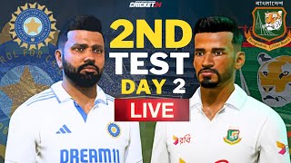 India vs Bangladesh 2024 2nd Test Match Day 2  Cricket 24 Live  Shree Gamerz [upl. by Aliekahs]