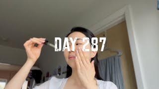 skincare routine 365 challenge day 287 [upl. by Ariamat]