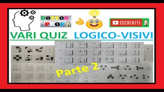 💡 18 QUIZ LOGICOVISIVI parte 2 con spiegazione x concorsi test ammissione università [upl. by Anom]