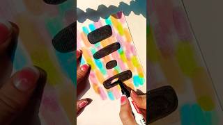 Creative and amazing lettering ideas✨🌈shorts ytshorts [upl. by Yniar]