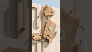 Auto Close Slide Gate Lock Premium Wooden Build [upl. by Avruch]