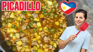 PICADILLO🫛🇵🇭«Pilipino Bolognese» according to my husbands versionFilipino Picadillo Style [upl. by Peedus]