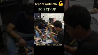 GYAN GAMING 💪 NEW SETUP REVEAL 5 CRORE RAISTAR SHOCKED shortsfeed yt freefire [upl. by Anale31]