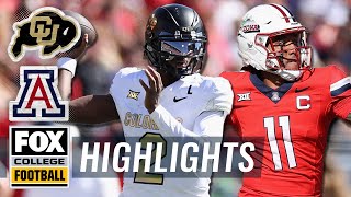 Colorado Buffaloes vs Arizona Wildcats Highlights  FOX College Football [upl. by Frasch]