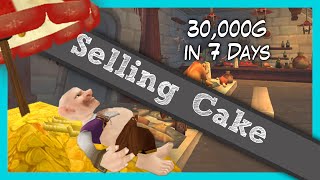 Selling Cake  30000G in 7 Days  Childrens Week Gold Guide [upl. by Petrie656]