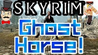 Skyrim Mods  GHOST HORSES Mod  Ride a Ghostly Horse [upl. by Elacsap]