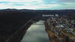 DJI Mavic Mini Flying Over the Allegheny River at Emlenton PA [upl. by Pepe]