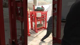 Multi Functional Concrete Cement Brick Block Making Machinery cement block machine [upl. by Anidam701]