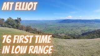 Mt Elliot  Corryong 1st time in Low Range for the 76 [upl. by Auqemahs]