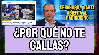 EXPLOTO CON LO ÚLTIMO DE JOSEP PEDREROL Y LA CADENA SER CARTA ABIERTA AL MADRIDISMO CÓMPLICE [upl. by Nosreh280]