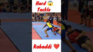 Hard Tackle 😱 girlskabaddi shorts [upl. by Sucam]