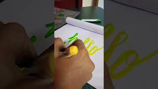 How to blend colours dark and light calligraphy brushpencalligraphy [upl. by Appledorf]