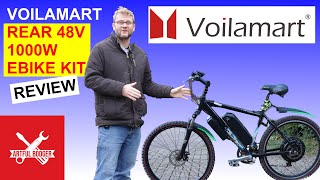 Check Out This Review Of The Voilamart 48v 1000w Rear Wheel Ebike Kit [upl. by Mohammed]