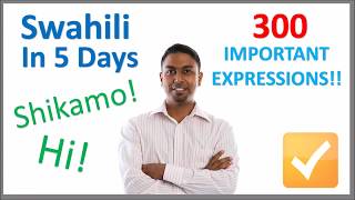 Learn Swahili in 5 Days  Conversation for Beginners [upl. by Nyleahs]