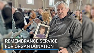 Remembrance service for organ donor families and transplant recipients [upl. by Lanrev]