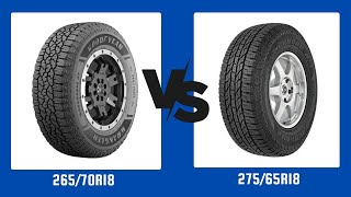 Tire Size 26570R18 vs 27565R18 [upl. by Eidurt546]