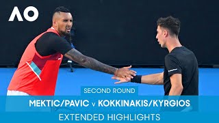 MekticPavic v KokkinakisKyrgios Extended Highlights 2R  Australian Open 2022 [upl. by Esila]