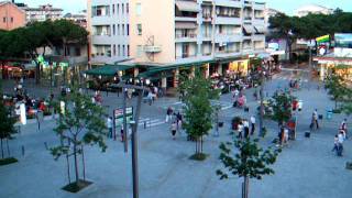 PIAZZA MAZZINI LIDO DE JESOLO ITALY  16062011 [upl. by Lellih]