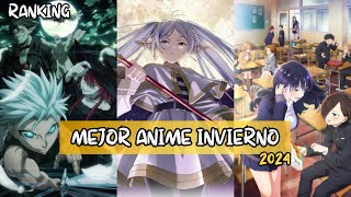 ESTOS SON LOS MEJORES ANIMES DE INVIERNO 2024 RANKING [upl. by Fillian102]