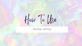 HOW TO USE PAYPAL ZETTLE Free Point Of Sale App [upl. by Ahseile]