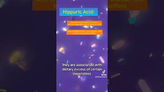 How to differentiate hippuric acid crystals from uric acid foryou medtech medtechstudent short [upl. by Yremrej541]