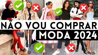 🔴 O QUE VOU E NÃO VOU COMPRAR NA MODA INVERNO 2024 [upl. by Aliuqahs]