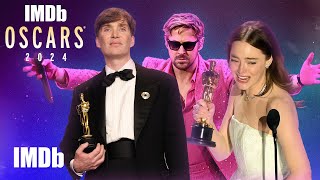 Best Moments from the 2024 Oscars  IMDb [upl. by Artenehs]