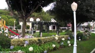 Wisteria Lane Colonial Street Universal Studio Tour at Universal Studios Hollywood [upl. by Anissej760]