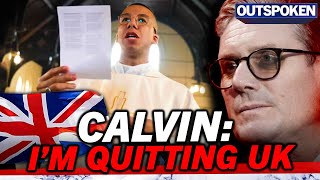 Father Calvin Robinson reveals he is QUITTING the UK over “satanic” Keir Starmer quotIm not safequot [upl. by Yslek]