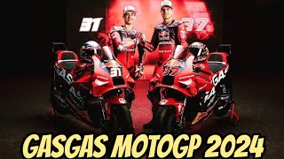 GASGAS LIVERY MOTOGP 2024 UNVEILED [upl. by Epolenep]