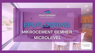 Mikrocement Cemher MicroLevel  Dobry do efektu sztukaterii  Epuflooring [upl. by Mascia]