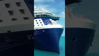 CELEBRITY EDGE MY DRONE VIDEO FROM KINGS WHARF BERMUDA cruise cruiseship travel wow shorts [upl. by Feledy]